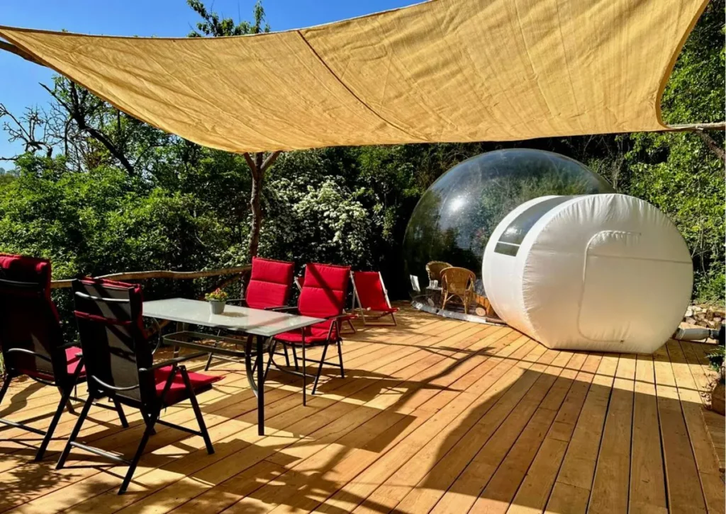 bubble tent